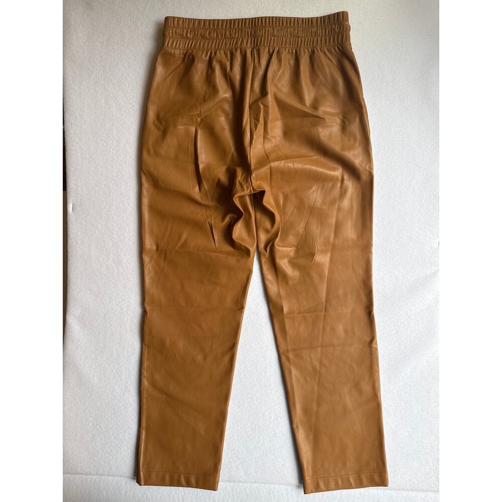 LOFT Pull On Slim Pants In Faux Leather Size S - Picture 6 of 8
